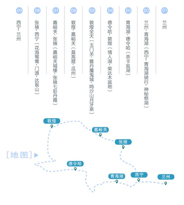 西北经典大环线！9日王牌线路行程！